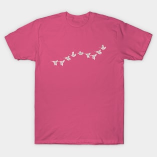 Flying Birds Line T-Shirt